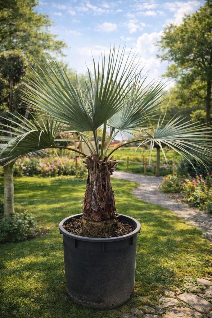 Palmboom - Brahea Armata op voorraad, Jardin & Terrasse, Plantes | Arbres, Palmier, Enlèvement