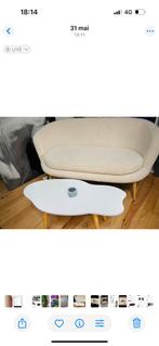 Divan canape  bouclettes Teddy beige, Huis en Inrichting, Zetels | Zetels, Ophalen, Zo goed als nieuw