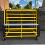 Steiger werkplatform op wielen 180cm hoog, Doe-het-zelf en Bouw, Steigers, Ophalen of Verzenden, Rolsteiger of Kamersteiger