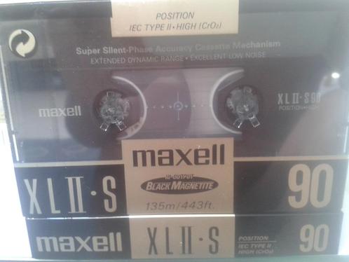 5 X Nieuwe Maxell XLII-S 90 "GESEALDE "cassettes., Cd's en Dvd's, Cassettebandjes, Verzenden