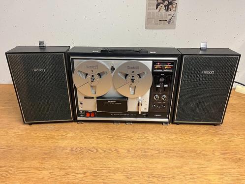 Sony TC-270 Bandopnemer Bandrecorder Koffer!, Audio, Tv en Foto, Bandrecorder, Bandrecorder, Met stofkap, Ophalen of Verzenden