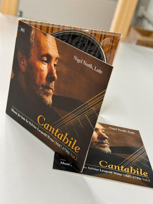 Nigel North - Sylvius Leopold Weiss - Cantabile Tome 2 CD, CD & DVD, CD | Classique, Comme neuf, Enlèvement ou Envoi