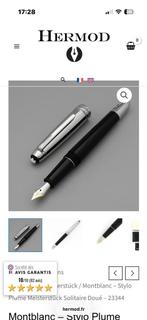 Montblanc — Meisterstück Solitaire Doué vulpen — 23344, Verzamelen, Ophalen of Verzenden, Zo goed als nieuw, Vulpen