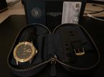 Montre Longines , lunette or 18k, Handtassen en Accessoires, Horloges | Heren, Leer, Polshorloge, Zo goed als nieuw, Goud