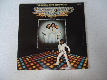 Dubbel LP van "Saterday Night Fever" anno 1977., Enlèvement ou Envoi, Utilisé, 12 pouces