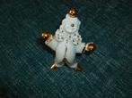 Pierrot clown. Capodimonte beeld, Swarovski kristallen, Enlèvement ou Envoi, Comme neuf, Figurine