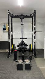 Home Gym/Squat Rack+Poulie, Oprekstang, Gebruikt