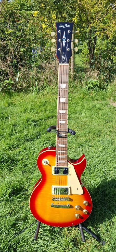 Guitare Harley Benton SC-450Plus CB Vintage Series, Muziek en Instrumenten, Snaarinstrumenten | Gitaren | Elektrisch, Gebruikt