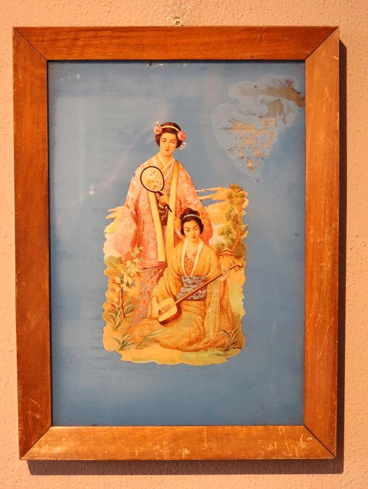 Antieke Japanse prent, Antiek en Kunst, Kunst | Overige Kunst, Ophalen of Verzenden