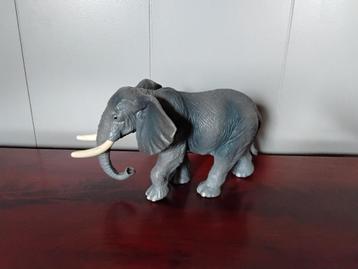 Plastic olifant miniatuur