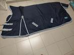 Donkerblauw regendeken met verhoogd nekstuk., Dieren en Toebehoren, Ophalen, Gebruikt, Deken