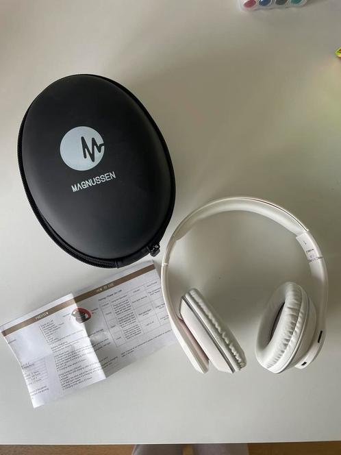 Nieuwe witte Magnussen H1 Bluetooth koptelefoon, Audio, Tv en Foto, Hoofdtelefoons, Nieuw, Over oor (circumaural), Overige merken