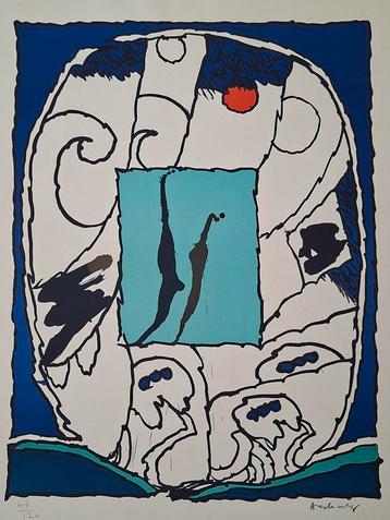Pierre Alechinsky - Cobra compositie - 1974 beschikbaar voor biedingen