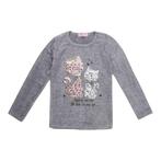 Seagull grijze trui maat 170/176 met glitter poezen, Kinderen en Baby's, Kinderkleding | Maat 170, Ophalen of Verzenden, Nieuw