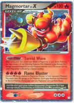 Pokémon kaart Magmortar LV. X, Ophalen of Verzenden, Zo goed als nieuw, Losse kaart