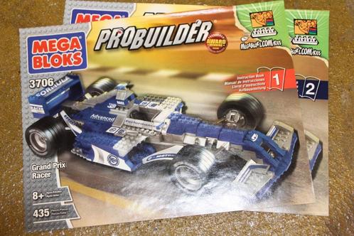 Mega Bloks Probuilder Grand Prix Racer, Kinderen en Baby's, Speelgoed | Bouwstenen, Gebruikt, Megabloks, Ophalen of Verzenden