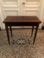 ANTIEKE TAFEL SIDETABLE KAARTTAFEL HAL MAHONIE FRANS, Ophalen, Gebruikt, Overige houtsoorten