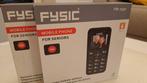 Seniorentelefoon GSM Fysic FM-7550 2 stuks, Télécoms, Enlèvement, Autres marques, Utilisé