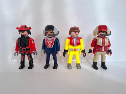 4 Playmobil figuren met accessoires, Kinderen en Baby's, Speelgoed | Playmobil, Gebruikt, Los Playmobil, Ophalen of Verzenden