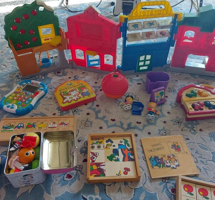 Box met allerhande speelgoed, Verzamelen, Speelgoed, Gebruikt, Ophalen