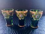 3 verres murano, Antiquités & Art, Antiquités | Verre & Cristal, Enlèvement ou Envoi