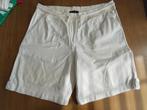 Zagetti - katoenen damesshort (mt 46), Kleding | Dames, Broeken en Pantalons, Kort, Wit, Maat 46/48 (XL) of groter, Ophalen of Verzenden