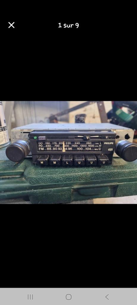 Autoradio vintage Philips, Auto diversen, Autoradio's, Nieuw, Ophalen
