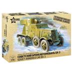 ZVEZDA 3546 BA-3 soviet army car échelle 1/35, Neuf, Autres marques, Tank, Enlèvement ou Envoi