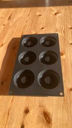 Siliconen donutvorm mal mini-donuts (7cm diameter), Huis en Inrichting, Ophalen of Verzenden, Zo goed als nieuw