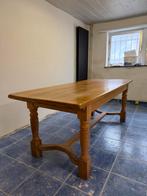 Massief hout tafel 82x210, Huis en Inrichting, Tafels | Eettafels, Ophalen of Verzenden, Gebruikt