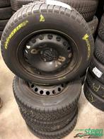 195-65-15 91T Renault Michelin Alpin Winter Velgen 4 x 100 E, Auto-onderdelen, Gebruikt, 15 inch, Banden en Velgen, 195 mm