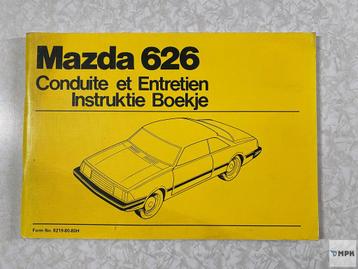Mazda 626 Instructieboekje Nederlands Frans 1980 beschikbaar voor biedingen