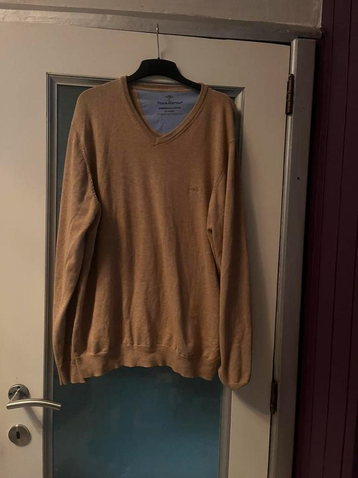 Ce pull-over Fynch-Hatton camel allie une élégance stylée, Kleding | Heren, Jassen | Winter, Zo goed als nieuw, Bruin, Ophalen of Verzenden