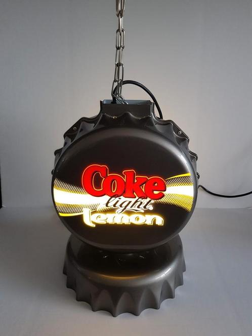 Cola Light lemon lichtreclame, Verzamelen, Retro, Huis en Inrichting, Ophalen