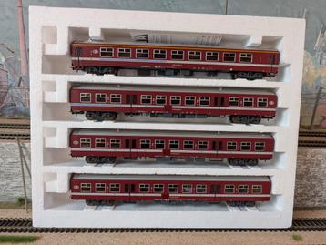 NMBS SNCB M4 6 voitures Bordeaux/Lima et Oskar, Hobby & Loisirs créatifs, Trains miniatures | HO, Enlèvement ou Envoi, Lima