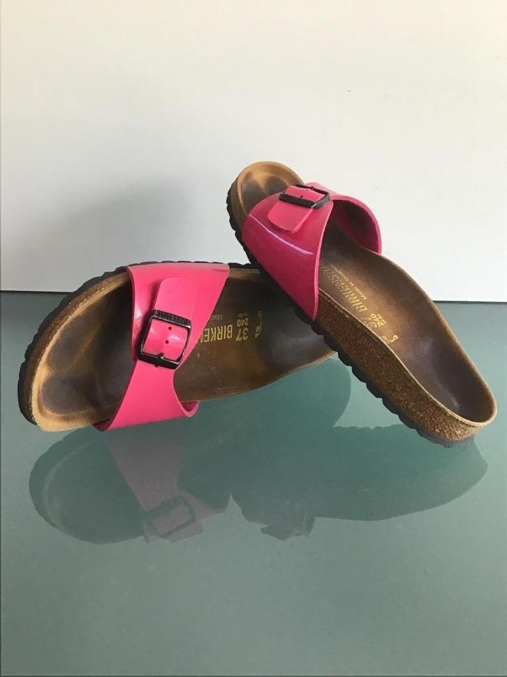 Gratis Verzenden | Birkenstock kekke roze slippers 37, Kleding | Dames, Schoenen, Zo goed als nieuw, Slippers, Roze, Verzenden