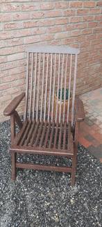 chaises de jardin en bois, Jardin & Terrasse, Chaises de jardin, Enlèvement, Comme neuf, Bois, Ajustable