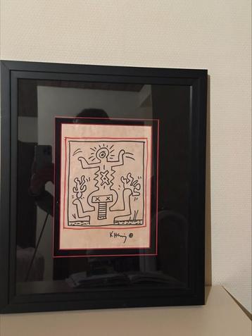 Originele tekening Keith Harring beschikbaar voor biedingen