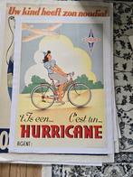 C’est un Hurricane - linen backed - 83,5 x 58 cm., Verzamelen, Posters, Ophalen, Rechthoekig Staand, Zo goed als nieuw, A1 t/m A3
