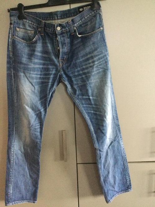 Crocker jeans broek maat 33/32, Kleding | Heren, Spijkerbroeken en Jeans, Gedragen, W33 - W34 (confectie 48/50), Blauw, Ophalen of Verzenden