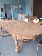 Mooie houten ovalen tafel, Ophalen, Gebruikt, 100 tot 150 cm, Eikenhout
