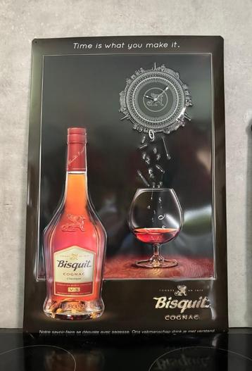 Panneau publicitaire Bisquit cognac