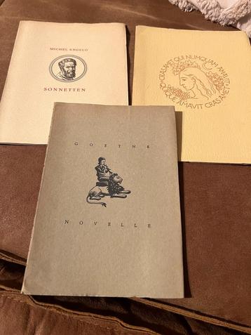 Novelle - Goethe / Sonnetten Michel Angelo / Het nachtfeest, Ophalen of Verzenden, Gelezen, Toneel