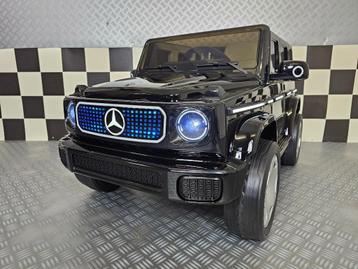 Kinderauto Mercedes EQG - soft start - verlichting - met RC