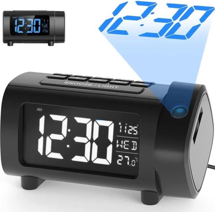 Wekkerradio, Elektronische apparatuur, Wekkers, Zo goed als nieuw, Digitaal, Verzenden