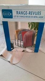 NIEUW 3 TIJDSCHRIFTENHOUDERS, Huis en Inrichting, Woonaccessoires | Krantenbakken en Lectuurbakken, Ophalen of Verzenden, Zo goed als nieuw