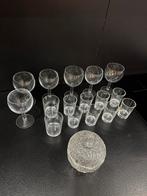 Set glazen + sierpotje, Ophalen
