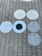 Lot de 6 peaux pour batterie, Musique & Instruments, Enlèvement ou Envoi, Utilisé