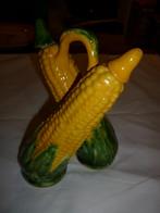 Huile et vinaigre en forme de maïs en céramique Vallauris, Antiquités & Art, Enlèvement ou Envoi