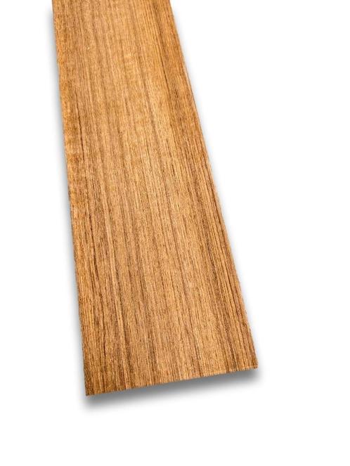 Teak fineer | 140x10 cm, Doe-het-zelf en Bouw, Platen en Panelen, Nieuw, Hout, Minder dan 20 mm, Verzenden